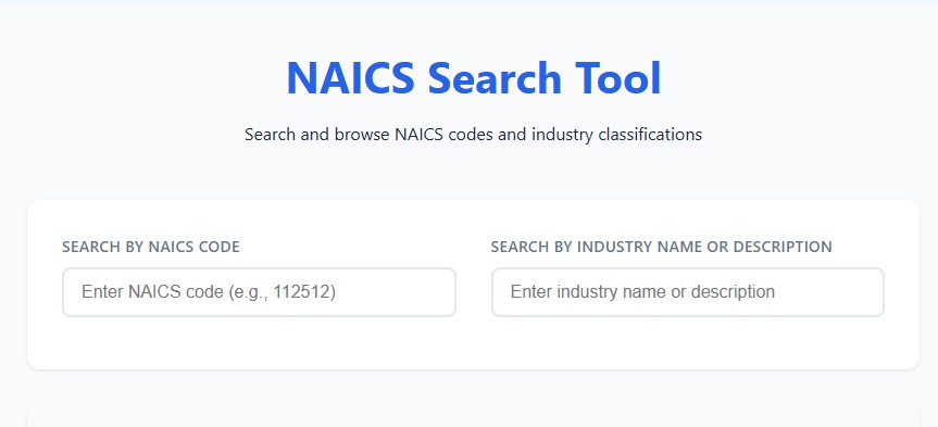 NAICS Code Lookup Tool – The Fastest Way to Identify Business Industry Codes