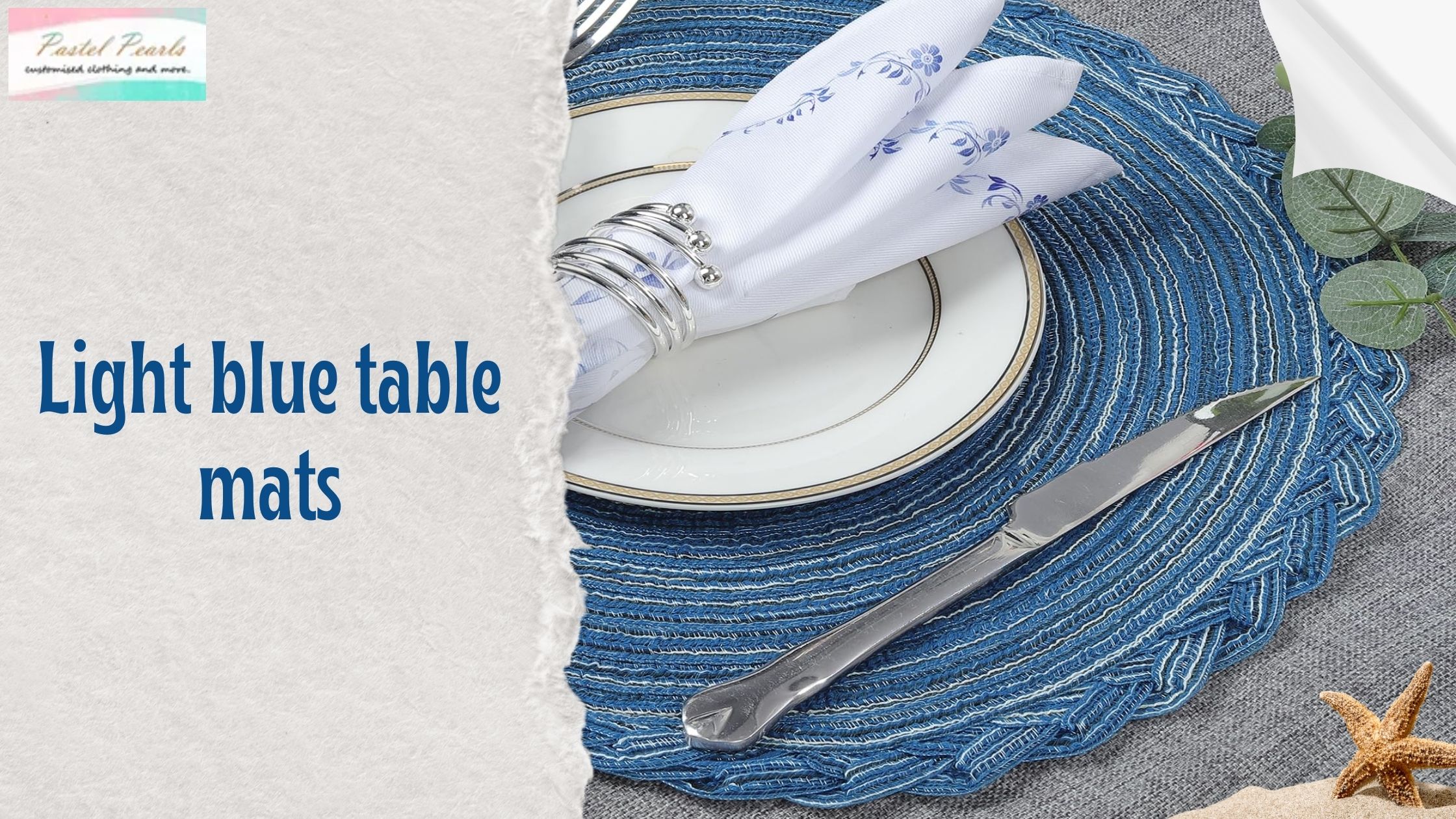 Light Blue Table Mats: The Cool Décor Trend Your Dining Table Needs