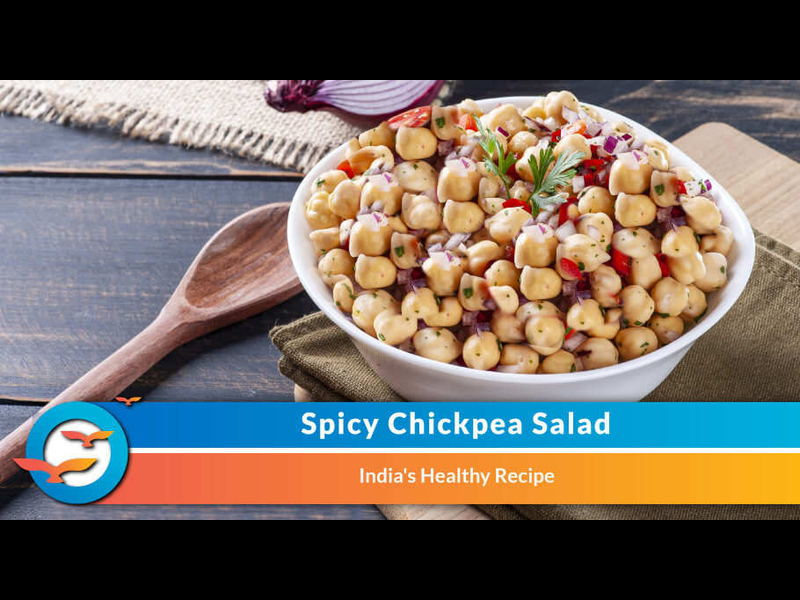 How to make Spicy Chickpea Salad for Diabetes?